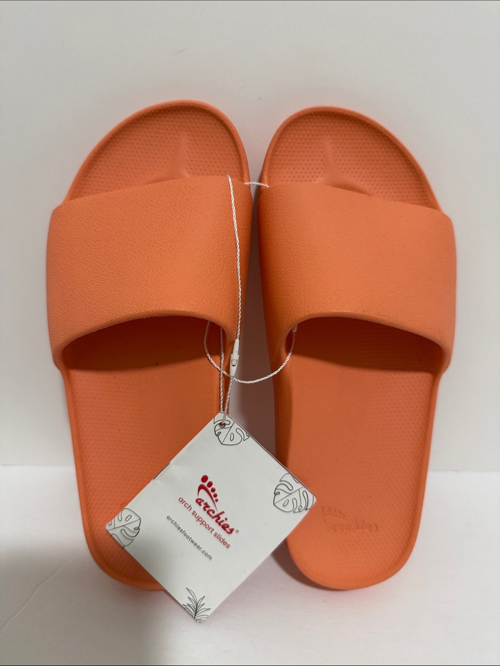 Women's Orange Slide Sandals